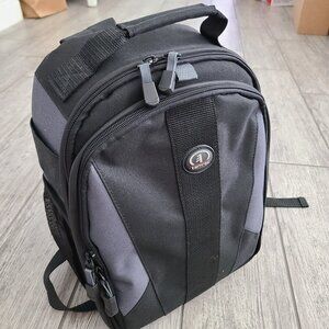 Tamrac Black & Gray Camera Backpack with Padded Dividers